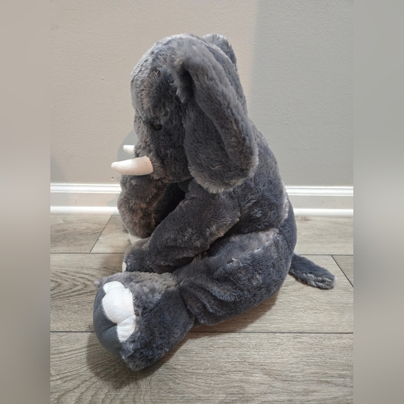 Plush Animal Alley Elephant Floppy Gray So Soft 18” - Picture 6 of 10